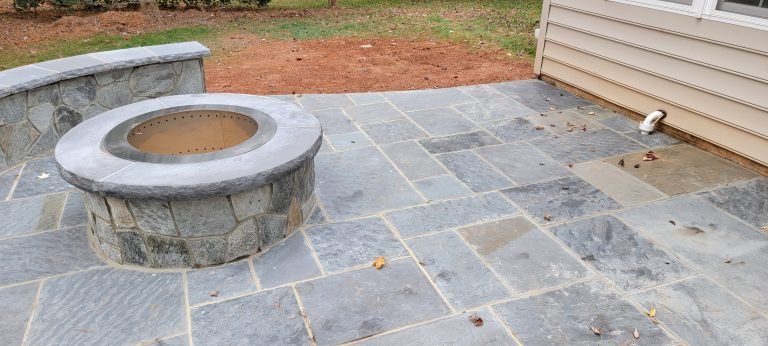 Patio before